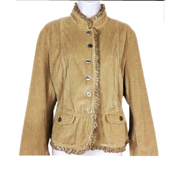J. Jill tan corduroy jacket - Picture 2 of 5